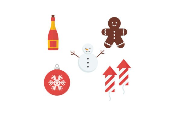 Christmas Design Vector Illustrations for Local Business Branding