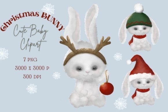 Cute Christmas Watercolor Baby Clipart Freebies