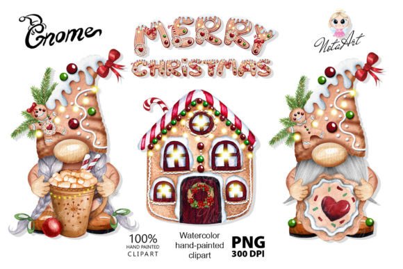 Gingerbread Gnomes for Christmas with a Freebie