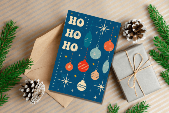 Vintage Christmas Greeting Card Illustrations